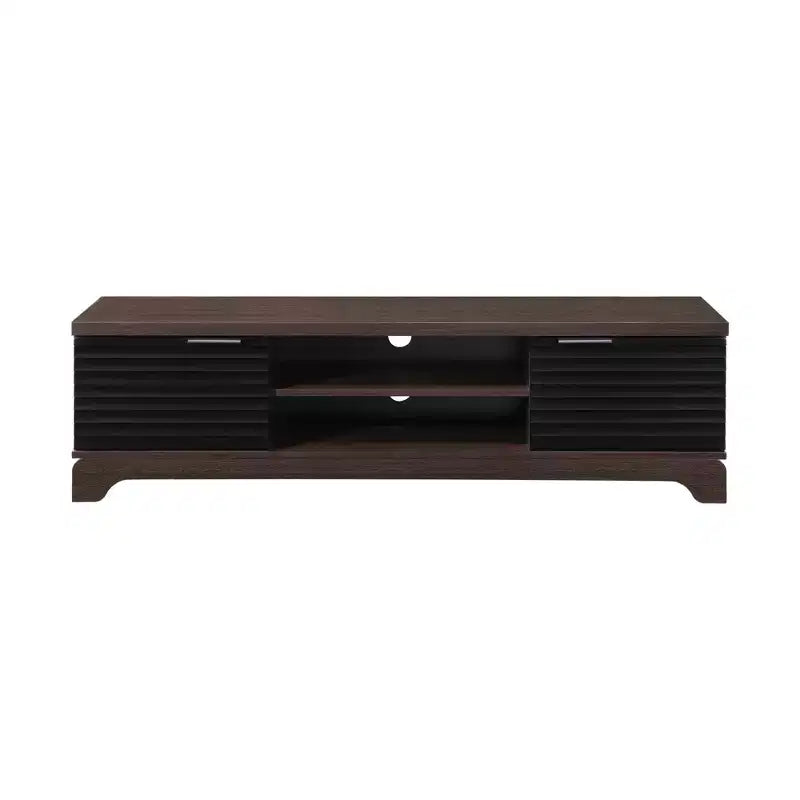 58.66 in. Wood TV Stand with 2 Storage Cabinets, Fits TVs up to 65 in.