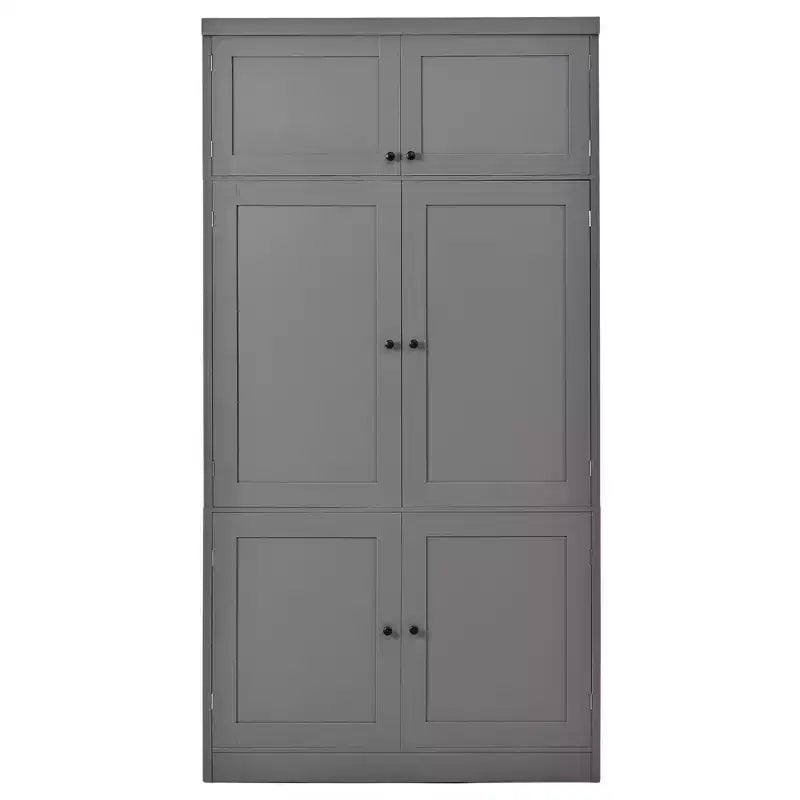 Garde-manger autoportant de cuisine de 203 cm de haut, buffet, grande armoire de rangement