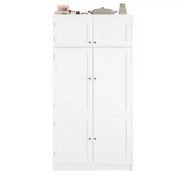 Garde-manger autoportant de cuisine de 203 cm de haut, buffet, grande armoire de rangement