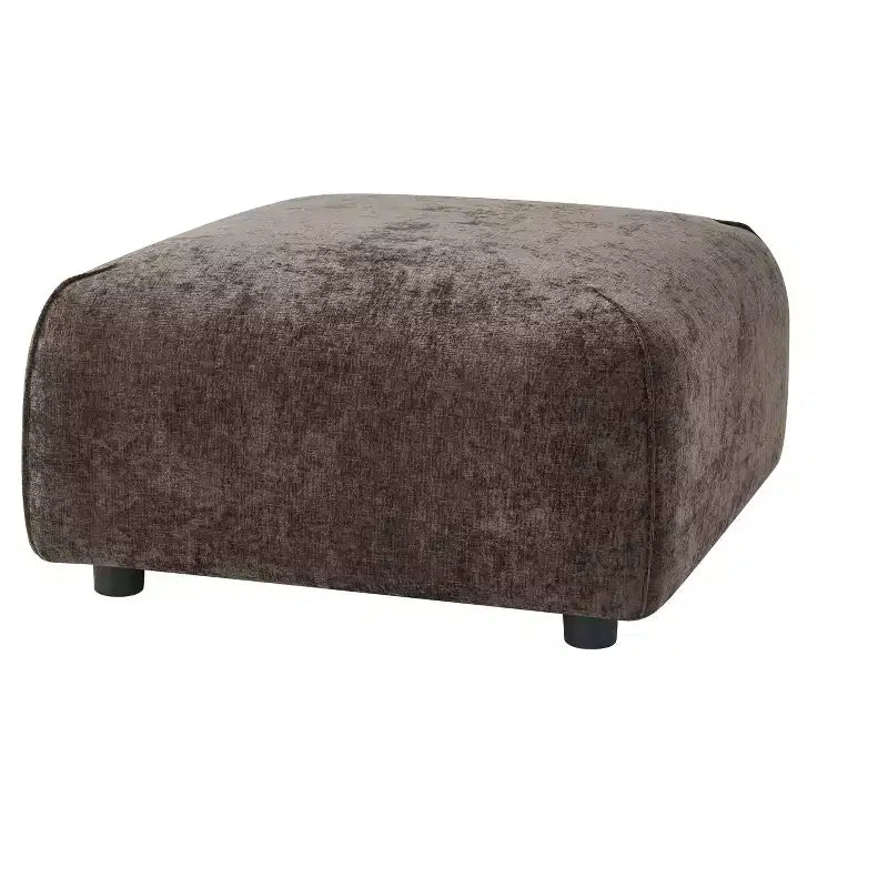 Pouffe carré rembourré moderne