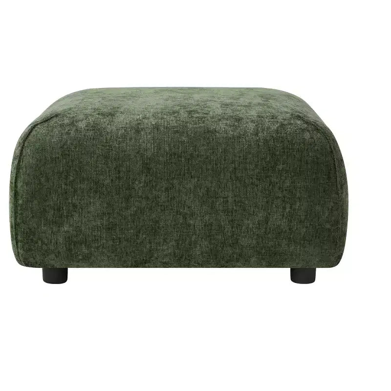 Pouffe carré rembourré moderne