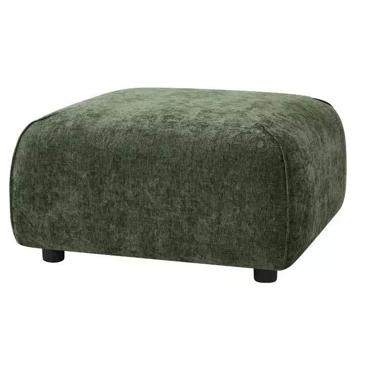 Pouffe carré rembourré moderne