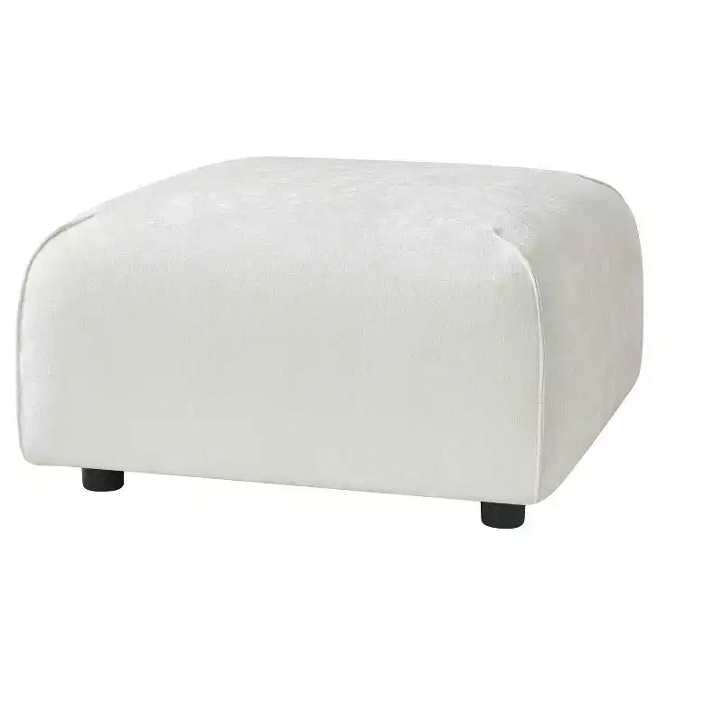 Pouffe carré rembourré moderne