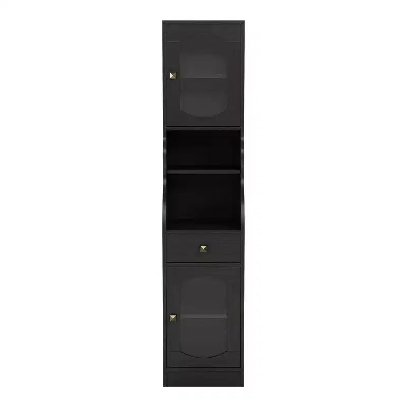 Meuble de rangement 180 cm avec tiroir, expresso - Meuble multimédia de style traditionnel