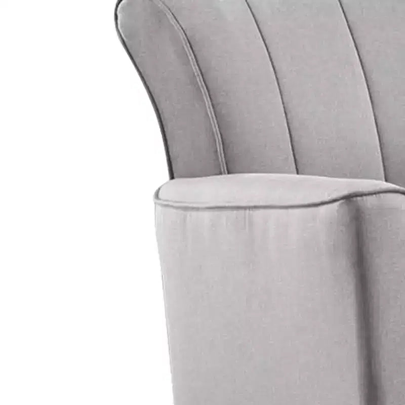Fauteuil à bascule actif, lin gris clair