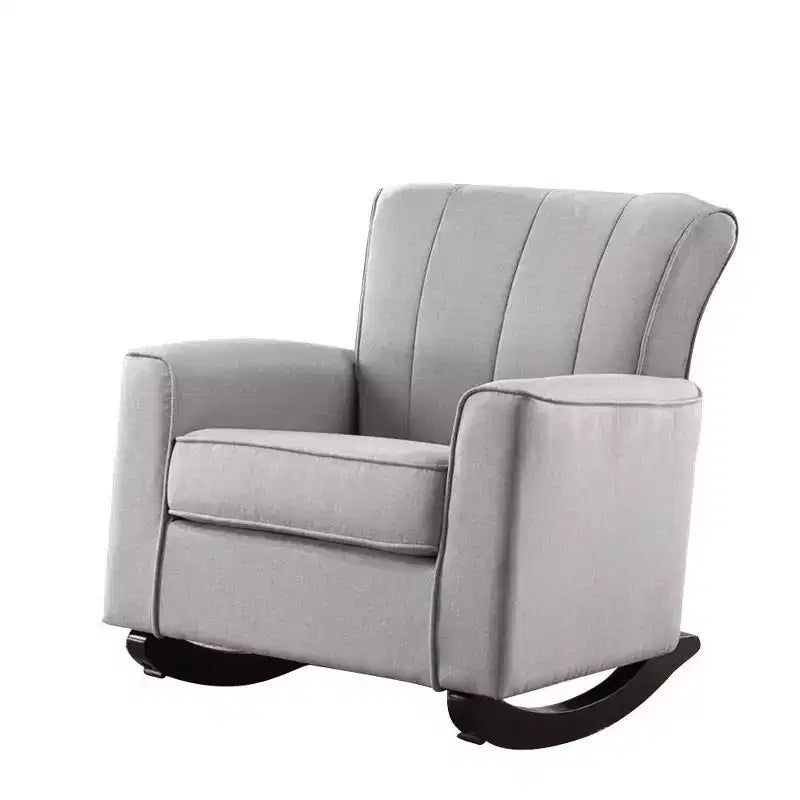 Fauteuil à bascule actif, lin gris clair