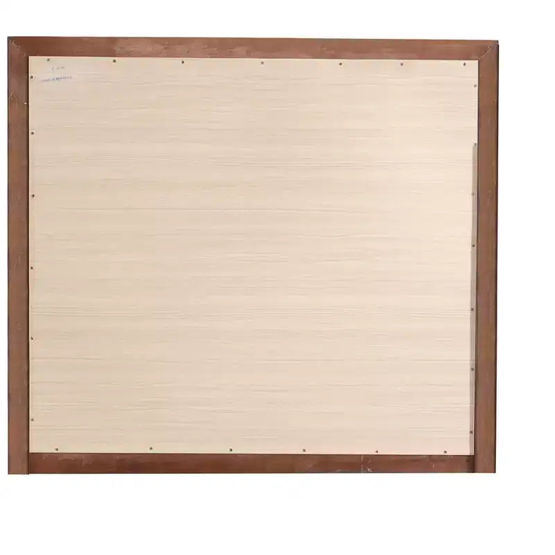 Miroir de commode rectangulaire moderne encadré de 35 po x 39 po