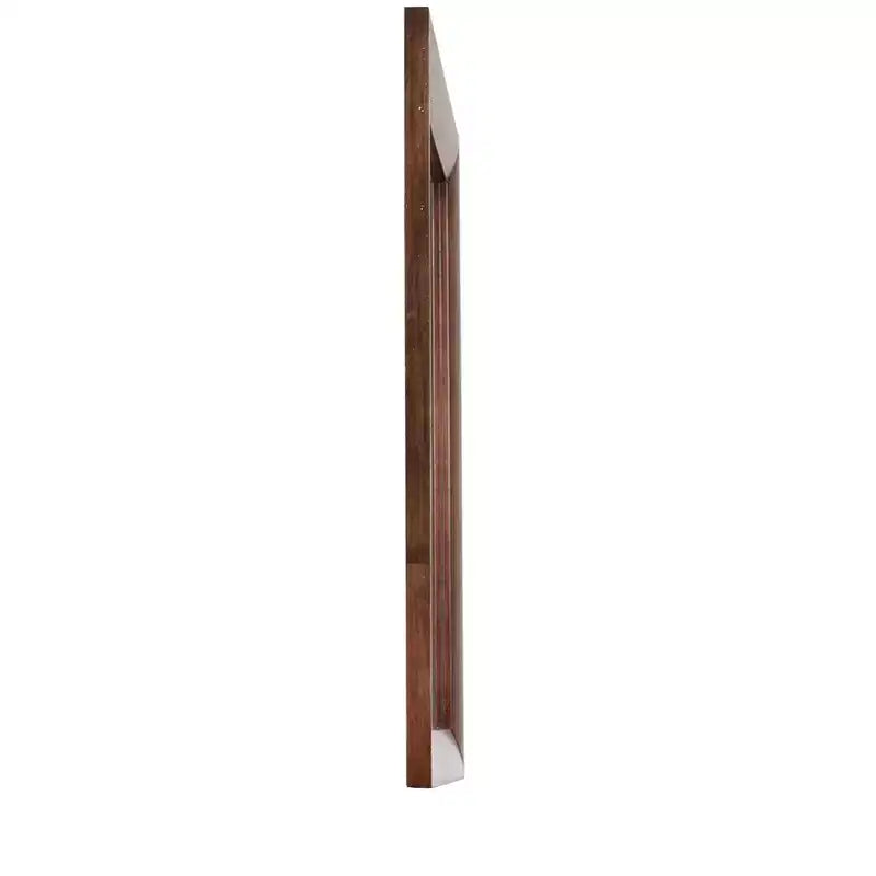 Miroir de commode rectangulaire moderne encadré de 35 po x 39 po