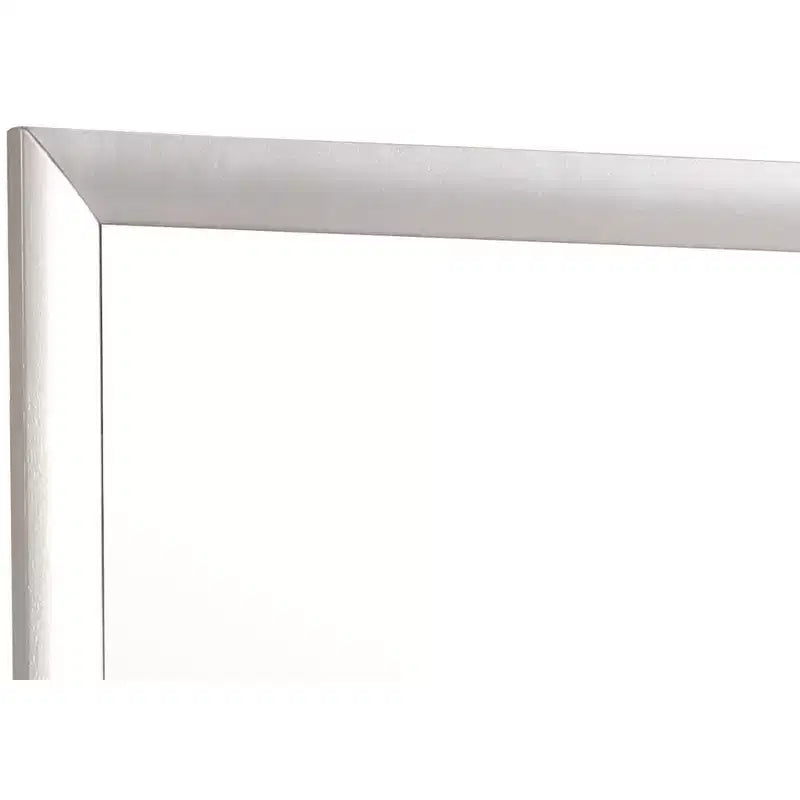 Miroir de commode rectangulaire moderne encadré de 35 po x 39 po