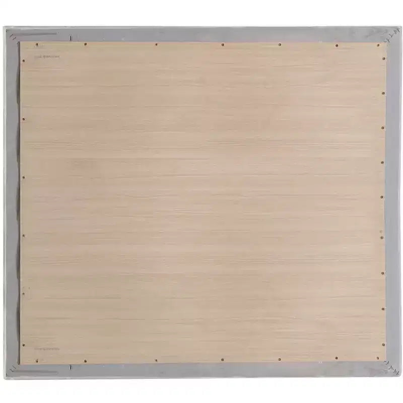 Miroir de commode rectangulaire moderne encadré de 35 po x 39 po