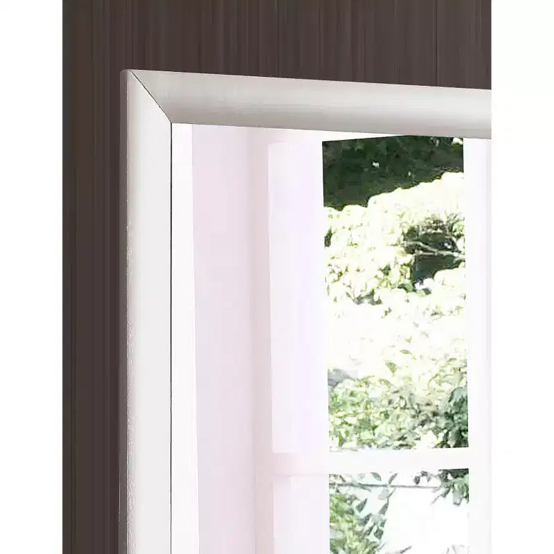 Miroir de commode rectangulaire moderne encadré de 35 po x 39 po