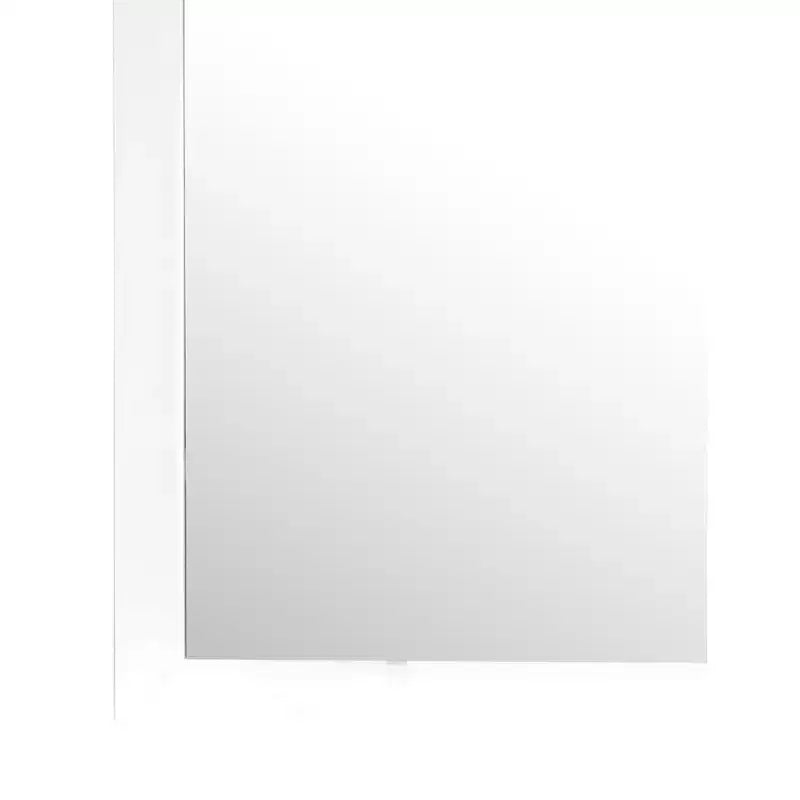 Miroir de commode rectangulaire moderne encadré de 35 po x 39 po