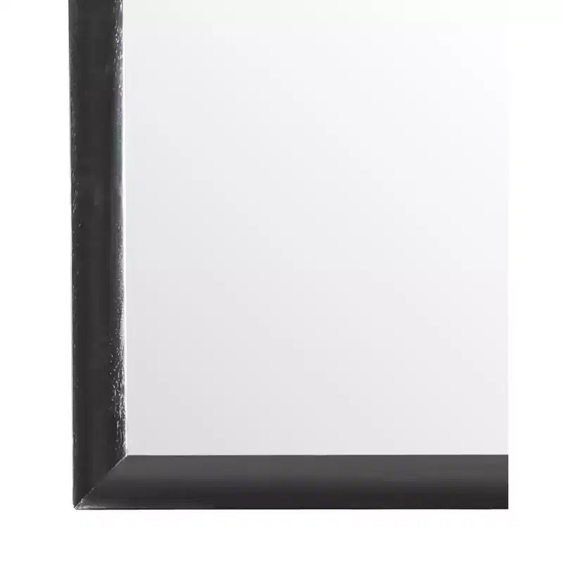Miroir de commode rectangulaire moderne encadré de 35 po x 39 po