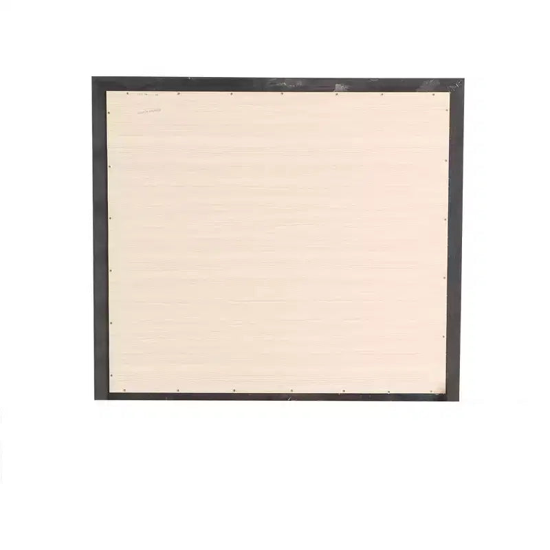 Miroir de commode rectangulaire moderne encadré de 35 po x 39 po