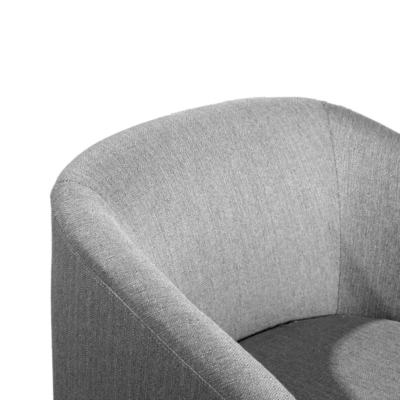 Fauteuil club capitonné avec pivotement à 360 degrés et accoudoirs inclinés