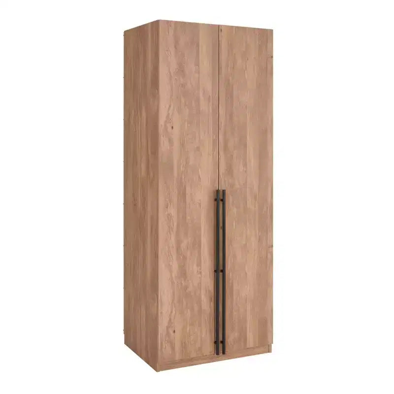 Placard-penderie 2 portes et 4 étagères