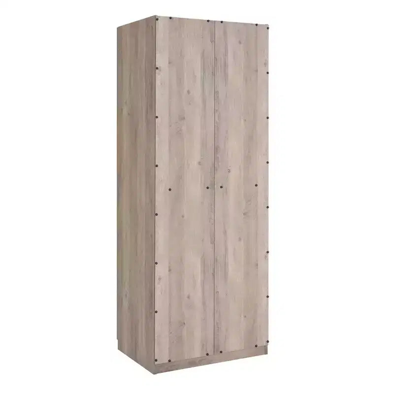 Placard-penderie 2 portes et 4 étagères