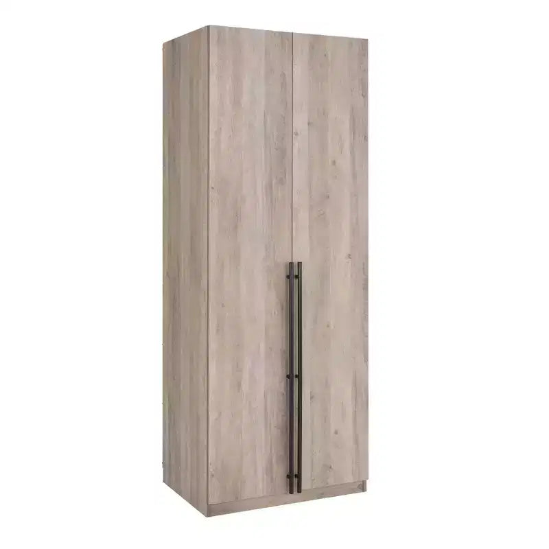 Placard-penderie 2 portes et 4 étagères