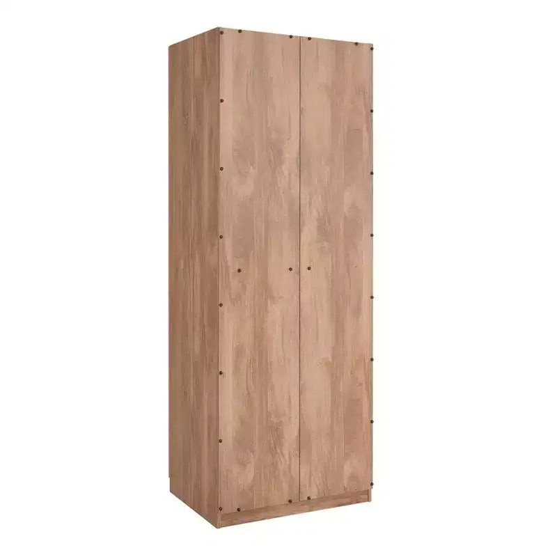 Placard-penderie 2 portes et 4 étagères