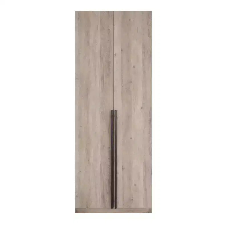 Placard-penderie 2 portes et 4 étagères