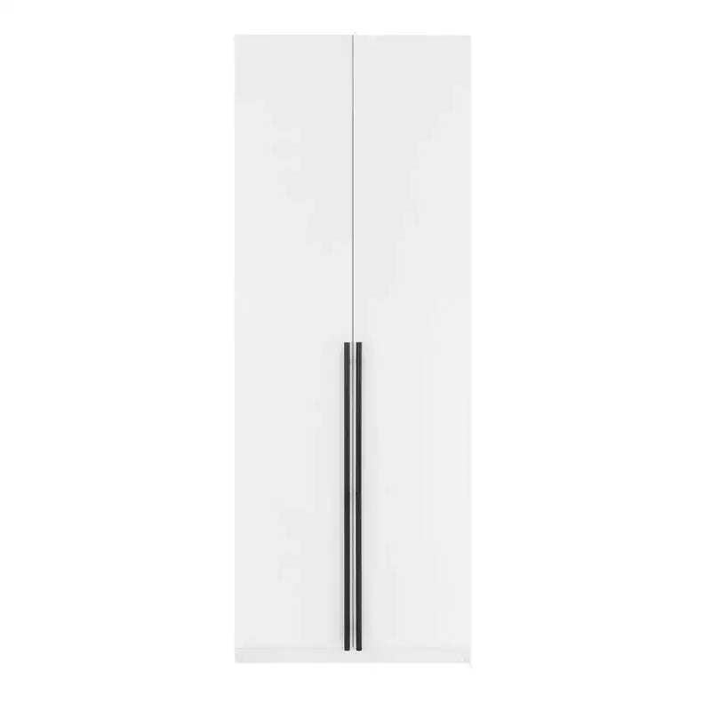 Placard-penderie 2 portes et 4 étagères