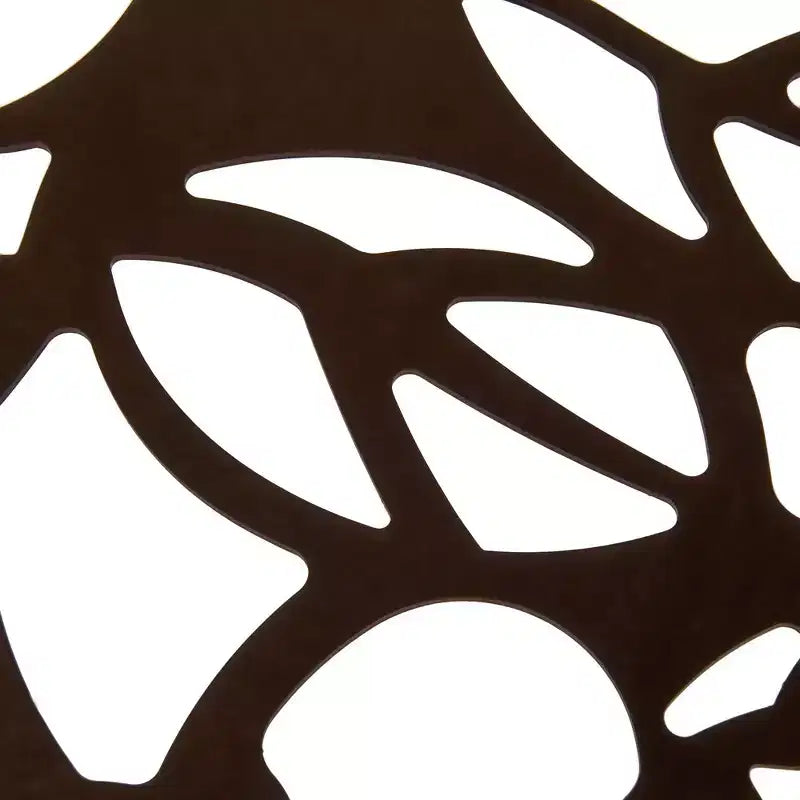 Table de bistrot moderne de 31" - Base en aluminium anticorrosion au design arborescent avec plateau circulaire en verre trempé pour usage intérieur/extérieur