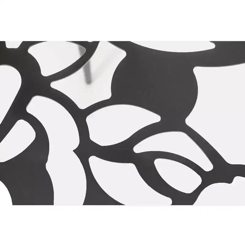 Table de bistrot moderne de 31" - Base en aluminium anticorrosion au design arborescent avec plateau circulaire en verre trempé pour usage intérieur/extérieur